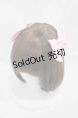 Angelic Pretty / Carnival Little Star Twinリボンクリップ  ピンク H-25-11-18-1003-AP-AC-NS-ZH