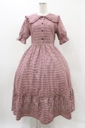 m petit by misako / AM*ギンガムCHKワンピース M レッド H-25-11-18-1026-LO-OP-NS-ZH