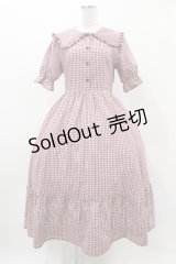 m petit by misako / AM*ギンガムCHKワンピース M レッド H-25-11-18-1026-LO-OP-NS-ZH