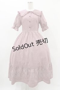 m petit by misako / AM*ギンガムCHKワンピース M レッド H-25-11-18-1026-LO-OP-NS-ZH