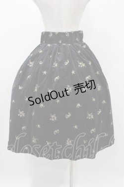 画像2: axes femme / 総刺繍ベロアスカート M ブラック H-25-11-18-1028-AX-SK-NS-ZH