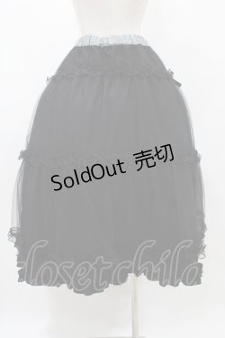 画像4: m petit by misako / NINA'S RVパニエスカート L ブラック/ブラックギンガムリバーシブル H-25-11-18-1029-LO-SK-NS-ZH