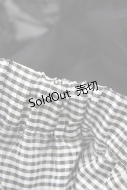 画像5: m petit by misako / NINA'S RVパニエスカート L ブラック/ブラックギンガムリバーシブル H-25-11-18-1029-LO-SK-NS-ZH