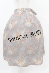 axes femme / ステンドグラスランプ柄スカート M オレンジ H-25-11-18-1030-AX-SK-NS-ZH