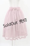 F&A / グログランリボン使いチュールスカート Free PINK H-25-11-18-1031-LO-SK-NS-ZH