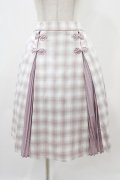 axes femme kawaii / チャイナ釦切り替えスカート M ラベンダー H-25-11-18-1032-AX-SK-NS-ZH