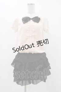 DearMyLove / シフォンワンピース M ピンク H-25-11-18-1033-EL-OP-NS-ZH