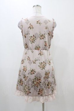 画像2: axes femme / パネル花柄チュニックワンピース M ピンク H-25-11-18-1035-AX-OP-NS-ZH