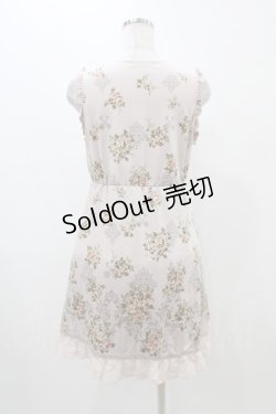 画像2: axes femme / パネル花柄チュニックワンピース M ピンク H-25-11-18-1035-AX-OP-NS-ZH