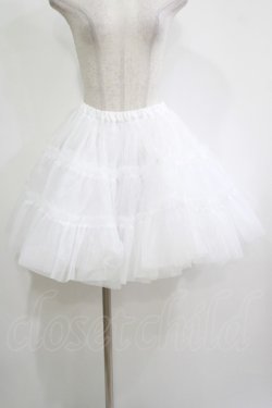 画像1: Wunderwelt / オリジナルふわふわパニエ Free ホワイト H-25-11-19-027-EL-SK-NS-ZH