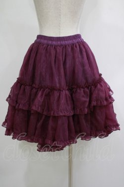画像3: metamorphose / オーガンジーフリルパニエ Free パープル H-25-11-19-028-ME-SK-NS-ZH