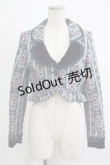 BABY,THE STARS SHINE BRIGHT / ティアラ柄ゴブランジャケット Free ネイビー H-25-11-19-029-BA-JA-NS-ZH