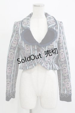 画像1: BABY,THE STARS SHINE BRIGHT / ティアラ柄ゴブランジャケット Free ネイビー H-25-11-19-029-BA-JA-NS-ZH