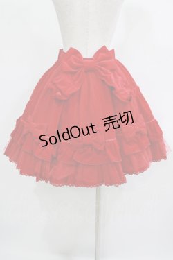 画像3: Angelic Pretty / ロイヤルリボンスカート Free レッド H-25-11-19-003-AP-SK-NS-ZH