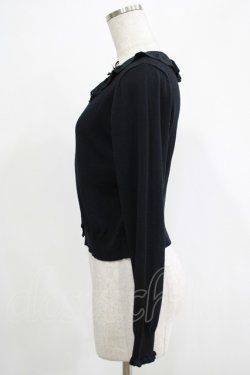 画像2: m petit by misako / TT*AOKフリルニットCD S ブラック H-25-11-19-038-LO-TO-NS-ZH