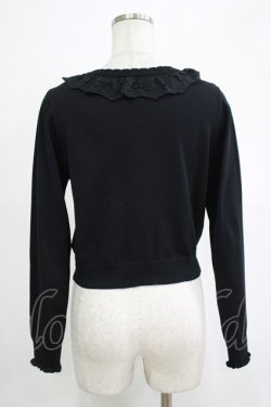 画像3: m petit by misako / TT*AOKフリルニットCD S ブラック H-25-11-19-038-LO-TO-NS-ZH