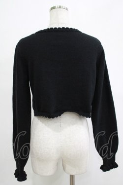 画像3: m petit by misako / AM*リボンニットボレロ M ブラック H-25-11-19-040-LO-TO-NS-ZH
