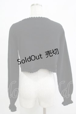 画像3: m petit by misako / AM*リボンニットボレロ M ブラック H-25-11-19-040-LO-TO-NS-ZH