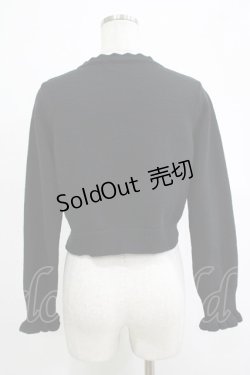 画像3: m petit by misako / AM バラレースニットカーディガン S ブラック H-25-11-19-042-LO-TO-NS-ZH