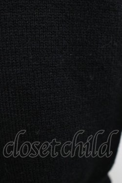 画像4: m petit by misako / AM バラレースニットカーディガン S ブラック H-25-11-19-042-LO-TO-NS-ZH