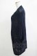 画像2: axes femme / ドルマンボレロ M ネイビー H-25-11-19-043-AX-TO-NS-ZH (2)