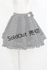 Angelic Pretty / 別珍ドットスカート Free ブラック H-25-11-19-004-AP-SK-NS-ZH