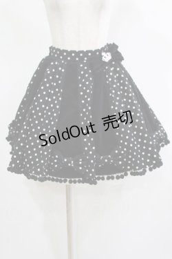 画像1: Angelic Pretty / 別珍ドットスカート Free ブラック H-25-11-19-004-AP-SK-NS-ZH