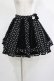 画像1: Angelic Pretty / 別珍ドットスカート Free ブラック H-25-11-19-004-AP-SK-NS-ZH (1)