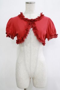 Innocent World / エマショートボレロ M レッド H-25-11-19-046-IW-TO-NS-ZH