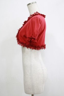 画像2: Innocent World / エマショートボレロ M レッド H-25-11-19-046-IW-TO-NS-ZH