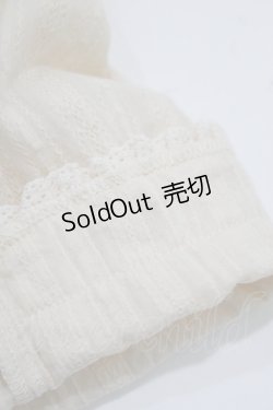 画像4: DearMyLove / いばらの薔薇デザインフリルブラウス M ホワイト H-25-11-19-048-EL-BL-NS-ZH