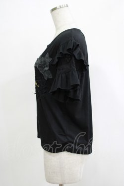 画像2: axes femme / フリルトップス M ブラック H-25-11-19-051-AX-TO-NS-ZH