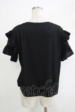 画像3: axes femme / フリルトップス M ブラック H-25-11-19-051-AX-TO-NS-ZH