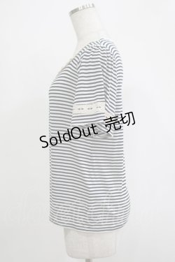 画像2: axes femme / ハシゴレース使いインナープルオーバー L オフ/ネイビー H-25-11-19-052-AX-TO-NS-ZH