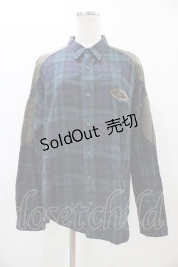 画像1: MILKBOY / CHECKED SHIRTS  グリーン H-25-11-19-1044-MB-BL-KB-ZH