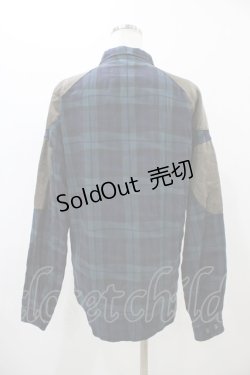 画像2: MILKBOY / CHECKED SHIRTS  グリーン H-25-11-19-1044-MB-BL-KB-ZH