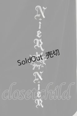 画像3: NieR Clothing / 刺繍ロングジャケット  ブラック H-25-11-19-1050-PU-JA-KB-ZH