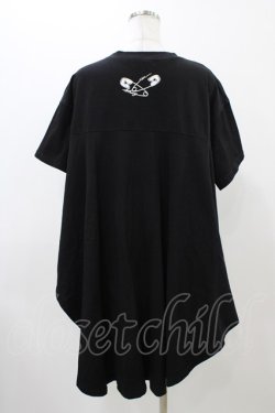 画像2: NieR Clothing / フィッシュテール風ロングT  黒 H-25-11-19-1051-PU-TO-KB-ZH