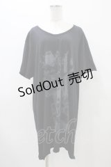 STIGMATA / プリントロングT  ブラック H-25-11-19-1052-GO-TO-KB-ZH