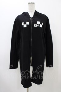 NieR Clothing / プリントZIPパーカー  ブラック H-25-11-19-1055-PU-TO-KB-ZH