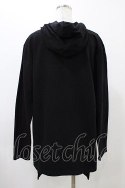 画像2: NieR Clothing / プリントZIPパーカー  ブラック H-25-11-19-1055-PU-TO-KB-ZH