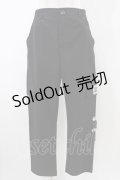 NieR CLOTHING / サイドポケットパンツ  ブラック H-25-11-19-1007-PU-PA-KB-ZH