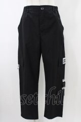 NieR Clothing / サイドポケットパンツ  ブラック H-25-11-19-1007-PU-PA-KB-ZH
