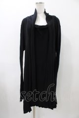 alice auaa / コットンニットロングワンピース 1（メンズサイズ） ブラック H-25-11-19-1010-AA-OP-KB-ZH