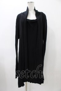 alice auaa / コットンニットロングワンピース 1（メンズサイズ） ブラック H-25-11-19-1010-AA-OP-KB-ZH