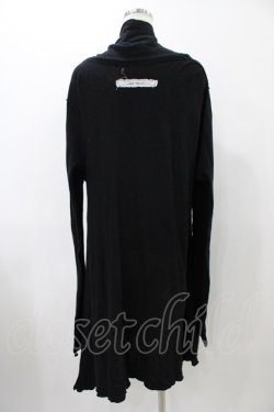 画像2: alice auaa / コットンニットロングワンピース 1（メンズサイズ） ブラック H-25-11-19-1010-AA-OP-KB-ZH
