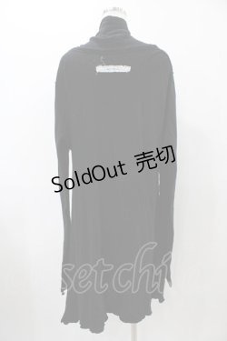 画像2: alice auaa / コットンニットロングワンピース 1（メンズサイズ） ブラック H-25-11-19-1010-AA-OP-KB-ZH