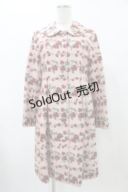 画像1: Emily Temple cute / いちごゴブランコート  ピンク H-25-11-19-1011-ET-CO-KB-ZH