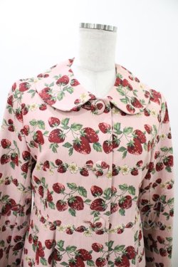 画像4: Emily Temple cute / いちごゴブランコート  ピンク H-25-11-19-1011-ET-CO-KB-ZH