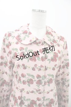 画像4: Emily Temple cute / いちごゴブランコート  ピンク H-25-11-19-1011-ET-CO-KB-ZH